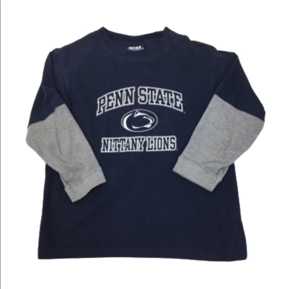 NCAA Penn State Navy & Gray Long Sleeve Shirt‎